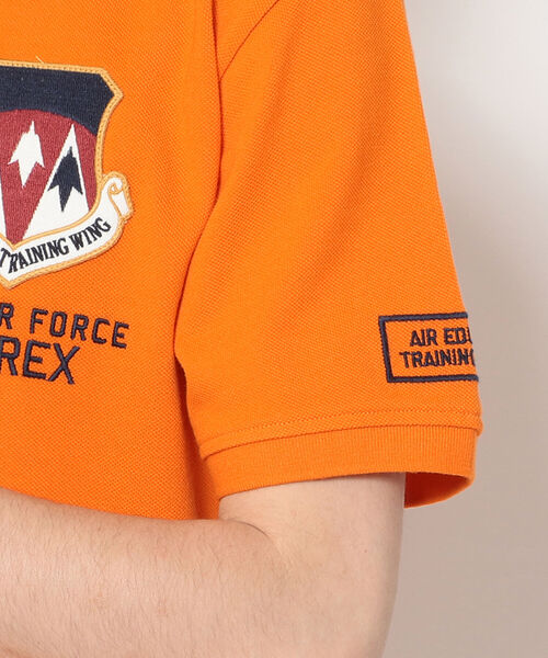 AVIREX（アヴィレックス）の「刺繍 ポロシャツ キットゥン / SS EMBROIDERED POLO SHIRT KITTEN /アヴィレックス/AVIREX（ポロシャツ・メンズ・ネイビー/オフホワイト/オレンジ/ブラウン系その他2・MEDIUM/LARGE/X-LARGE/XX-LARGE）」の12枚目の写真