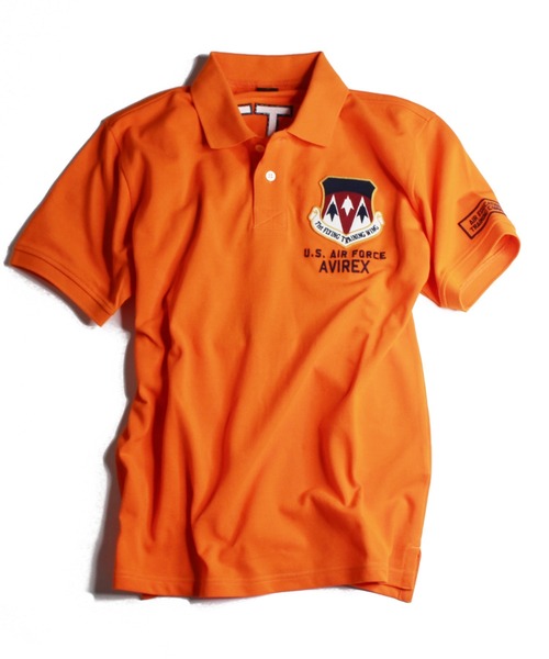 AVIREX（アヴィレックス）の「刺繍 ポロシャツ キットゥン / SS EMBROIDERED POLO SHIRT KITTEN /アヴィレックス/AVIREX（ポロシャツ・メンズ・ネイビー/オフホワイト/オレンジ/ブラウン系その他2・MEDIUM/LARGE/X-LARGE/XX-LARGE）」の18枚目の写真