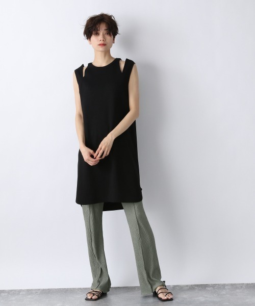 JEANASIS（ジーナシス）の「ボレロ2Pチュニック/941805（チュニック・レディース・ブラック/ホワイト・FREE）」の11枚目の写真