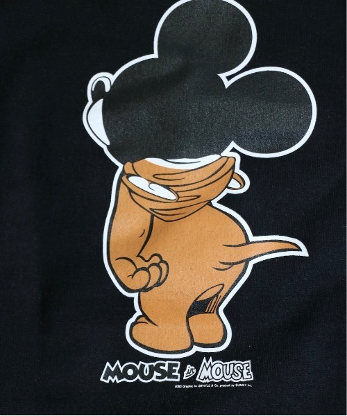 C.E.L.STORE（セルストア）の「The Fake News/ザフェイクニュース MOUSE IN MOUSE CREW SWEAT（スウェット・メンズ・ホワイト/サックスブルー/ネイビー/サンドベージュ/グレー/ブラック・SMALL/MEDIUM/LARGE/X-LARGE）」の12枚目の写真