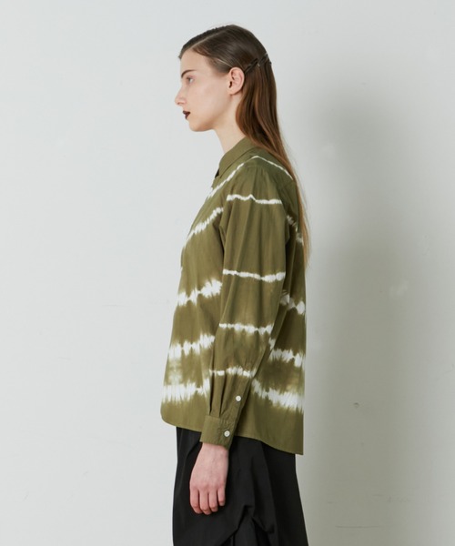 FRAPBOIS（フラボア）の「タタディー シャツ（シャツ/ブラウス・レディース・ブラック/グリーン・1/2）」の3枚目の写真