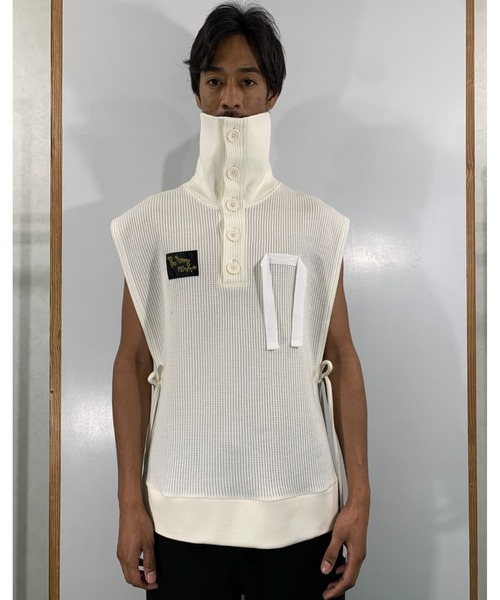 SYU.HOMME/FEMM(シュウ)の「SYU.HOMME/FEMM/シュウ/オム/フェム/Hi-neck parts(パーカー・メンズ・ブラック/ライトグレー/オフホワイト・1/2)」の11枚目の写真