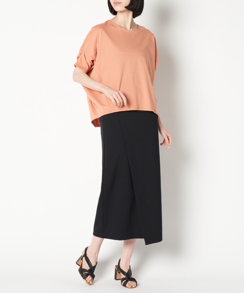 neigh(ネイ)の「neigh/N211-753 ポンチストレートSK(スカート・レディース・ライトグレー/ブラック・FREE)」の6枚目の写真