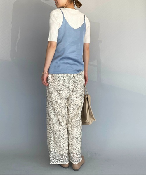 PICCIN(ピッチン)の「フラワーレースパンツ(その他パンツ・レディース・オフホワイト/モカ・M)」の16枚目の写真