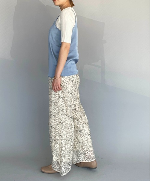 PICCIN(ピッチン)の「フラワーレースパンツ(その他パンツ・レディース・オフホワイト/モカ・M)」の17枚目の写真