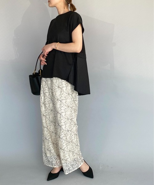 PICCIN(ピッチン)の「フラワーレースパンツ(その他パンツ・レディース・オフホワイト/モカ・M)」の14枚目の写真