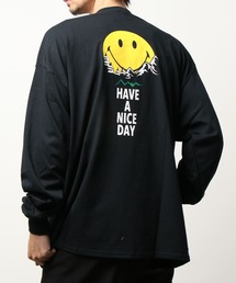 MANASTASH | MANASTASH/マナスタッシュ/スマイルムーンロングスリーブTシャツ/SmileMoon L/S Tee(Tシャツ/カットソー)
