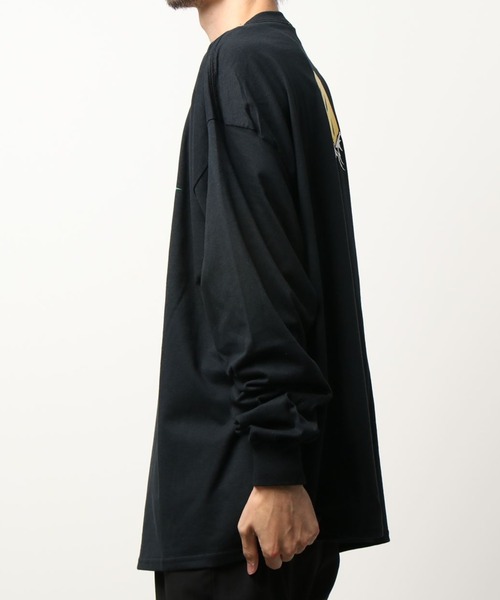 MANASTASH(マナスタッシュ)の「MANASTASH/マナスタッシュ/スマイルムーンロングスリーブTシャツ/SmileMoon L/S Tee(Tシャツ/カットソー・メンズ・ホワイト/ブラック・LARGE/X-LARGE/MEDIUM)」の5枚目の写真