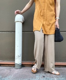 un dix cors（アンディコール）の「リラクシーなサマーパンツ　麻レーヨンイージーパンツ（その他パンツ）」