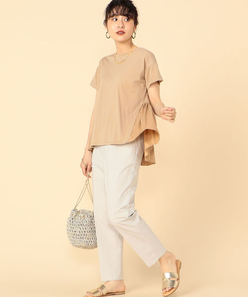 NOLLEY’S Sophi(ノーリーズソフィ)の「イージーペンシルパンツ(その他パンツ・レディース・ミント/ライトパープル/ベージュ・38/36)」の19枚目の写真