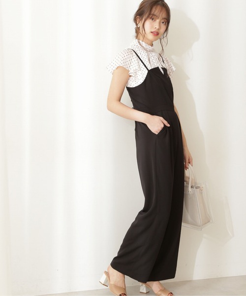 PROPORTION BODY DRESSING（プロポーションボディドレッシング）の「バックレースアップサロペット / 1211240605（ワンピース・レディース・ブラック/グレー・SMALL/MEDIUM）」の9枚目の写真