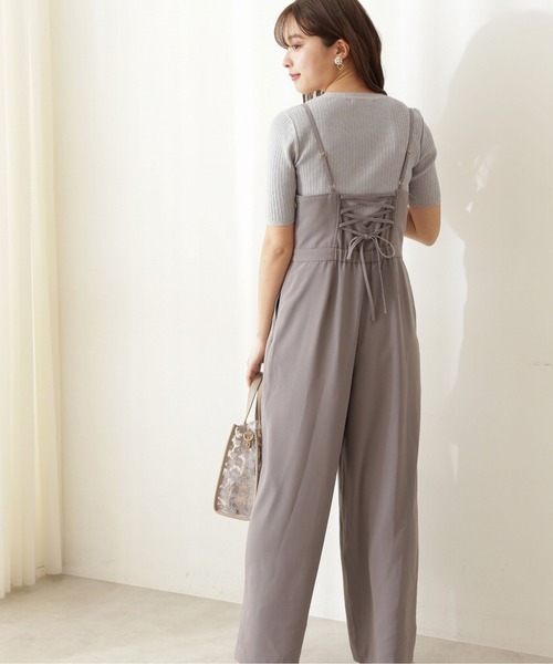 PROPORTION BODY DRESSING（プロポーションボディドレッシング）の「バックレースアップサロペット / 1211240605（ワンピース・レディース・ブラック/グレー・SMALL/MEDIUM）」の16枚目の写真