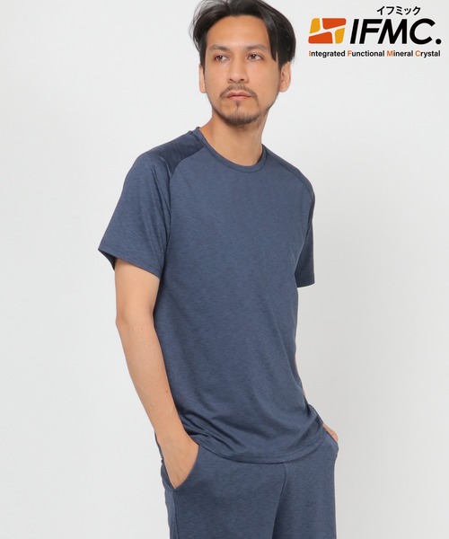 IKKA LOUNGE（イッカラウンジ）の「IFMC カチオンラグランT（Tシャツ/カットソー・メンズ・チャコールグレー/ネイビー/ベージュ・S/M/L/XL）」の3枚目の写真