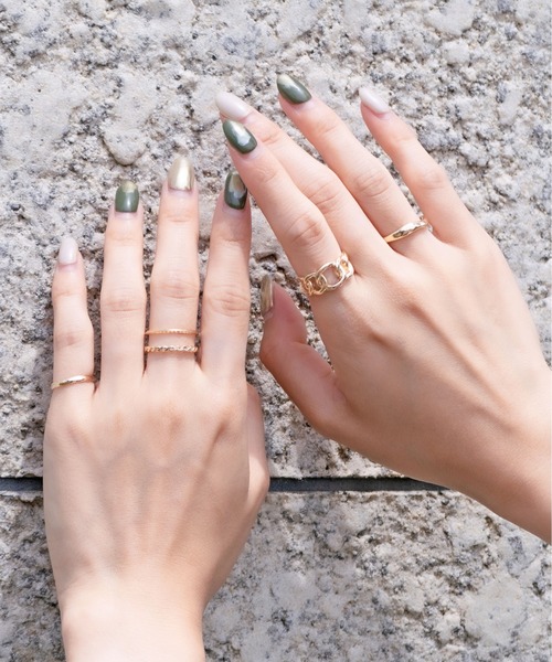 PairPair(ペアペア)の「5点セットリング(リング・レディース・シルバー/ゴールド・FREE)」の9枚目の写真