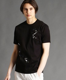 MONSIEUR NICOLE | ロゴ＆ペイントプリントＴシャツ(Tシャツ/カットソー)