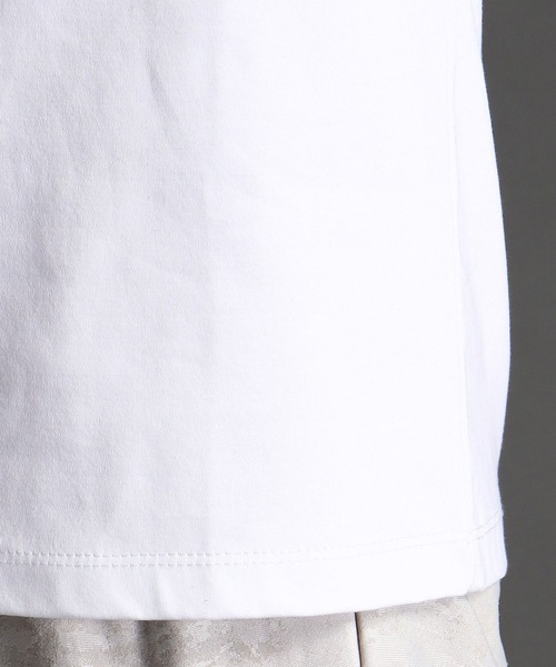 MONSIEUR NICOLE（ムッシュニコル）の「ロゴ＆ペイントプリントＴシャツ（Tシャツ/カットソー・メンズ・ライトグレー/ブラック/ホワイト・MEDIUM/LARGE/X-LARGE）」の10枚目の写真