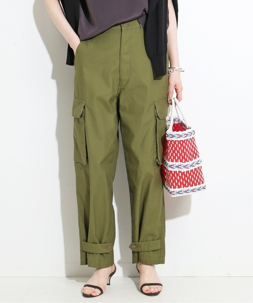 IENA LA BOUCLE（イエナラブークル）の「IENA LA BOUCLE バックサテン カーゴパンツ◆（その他パンツ・レディース・カーキ・34/38/36）」の16枚目の写真
