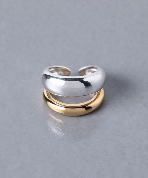 PHILIPPE AUDIBERT（フィリップ オーディベール）の「＜PHILIPPE AUDIBERT（フィリップ オーディベール）＞KYLER リング†（リング・レディース・シルバー・FREE）」の2枚目の写真