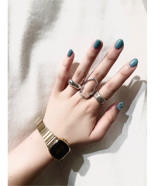 SLY(スライ)の「MELTING SILVER RING シルバーリング(リング・レディース・シルバー・FREE)」の9枚目の写真