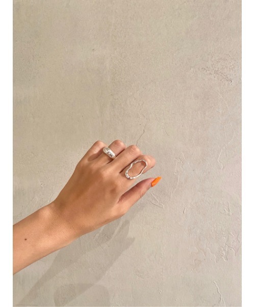 SLY(スライ)の「MELTING SILVER RING シルバーリング(リング・レディース・シルバー・FREE)」の11枚目の写真