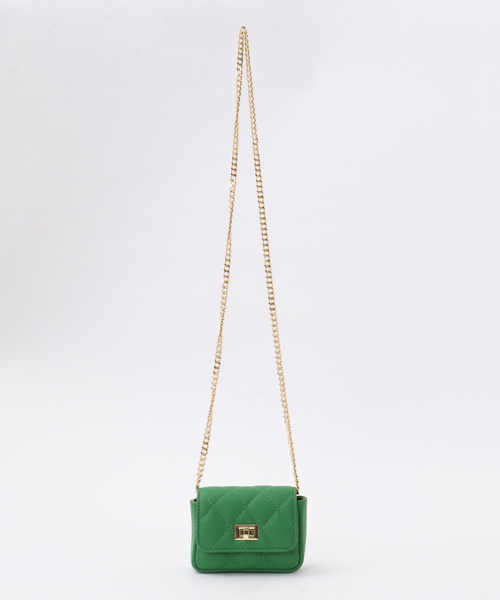 Tiara（ティアラ）の「【ANDREA CARDONE】チェーンミニショルダーバッグ（ショルダーバッグ・レディース・グリーン/ブラック/ホワイト・FREE）」の3枚目の写真