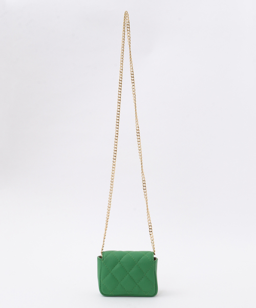 Tiara（ティアラ）の「【ANDREA CARDONE】チェーンミニショルダーバッグ（ショルダーバッグ・レディース・グリーン/ブラック/ホワイト・FREE）」の5枚目の写真