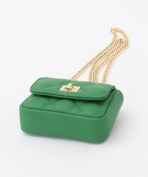 Tiara（ティアラ）の「【ANDREA CARDONE】チェーンミニショルダーバッグ（ショルダーバッグ・レディース・グリーン/ブラック/ホワイト・FREE）」の8枚目の写真