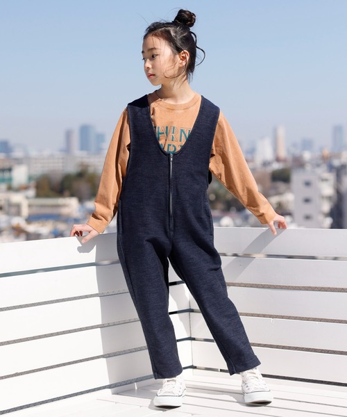 ARCH & LINE（アーチアンドライン）の「長袖 プリントTシャツ CANVAS EARTH L/S TEE （Tシャツ/カットソー・キッズ・グリーン/キャメル/スミクロ・M/L/XL/S）」の5枚目の写真