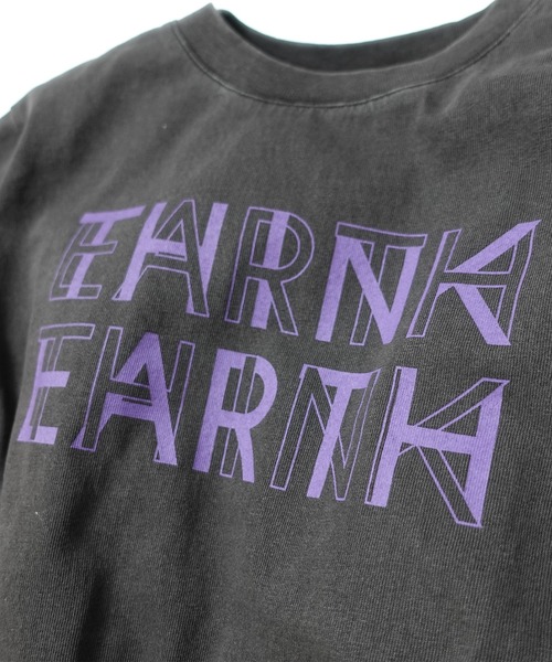 ARCH & LINE（アーチアンドライン）の「長袖 プリントTシャツ CANVAS EARTH L/S TEE （Tシャツ/カットソー・キッズ・グリーン/キャメル/スミクロ・M/L/XL/S）」の7枚目の写真