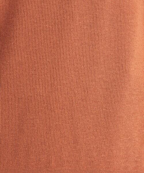 green label relaxing（グリーンレーベルリラクシング）の「カタアゼ × テンジク Vネック プルオーバー ニット -ウォッシャブル-（ニット/セーター・レディース・ネイビー/オフホワイト/オレンジ/パープル・FREE）」の12枚目の写真