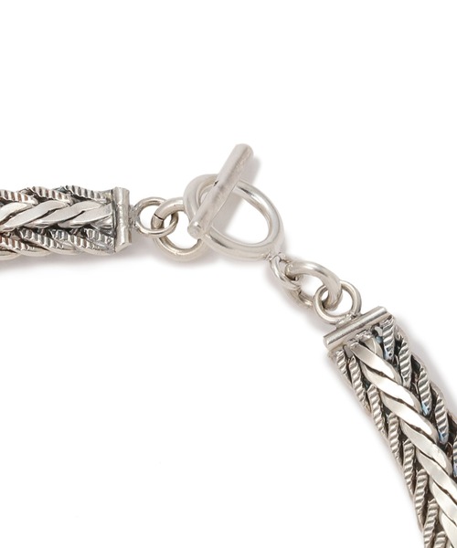 schott(ショット)の「【完全受注生産】△meian/メイアン/STERLING SILVER KOMODO CHAIN BRACELET/コモド ブレスレット mab020(ブレスレット・メンズ・シルバー・FREE)」の3枚目の写真
