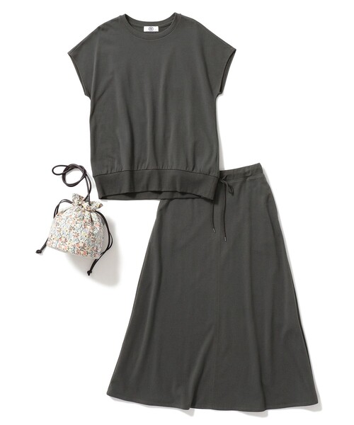 J.PRESS(ジェイプレス)の「【WEB限定】LIBERTY キンチャクバッグ(ハンドバッグ・レディース・ベージュ系5/サックスブルー系5・F)」の8枚目の写真