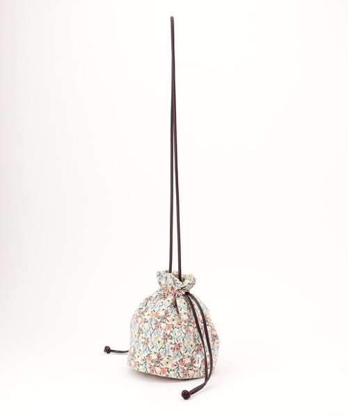 J.PRESS(ジェイプレス)の「【WEB限定】LIBERTY キンチャクバッグ(ハンドバッグ・レディース・ベージュ系5/サックスブルー系5・F)」の11枚目の写真