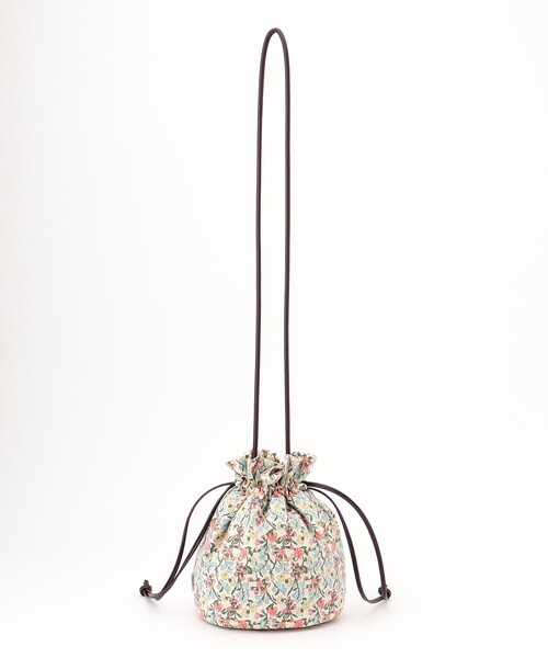 J.PRESS(ジェイプレス)の「【WEB限定】LIBERTY キンチャクバッグ(ハンドバッグ・レディース・ベージュ系5/サックスブルー系5・F)」の12枚目の写真
