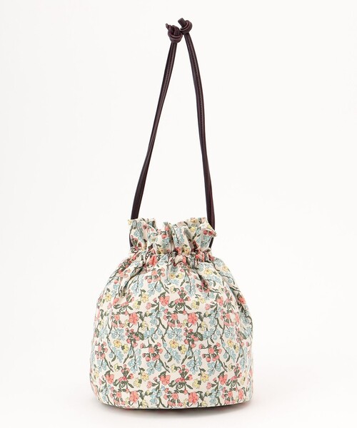 J.PRESS(ジェイプレス)の「【WEB限定】LIBERTY キンチャクバッグ(ハンドバッグ・レディース・ベージュ系5/サックスブルー系5・F)」の13枚目の写真