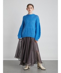 LILY BROWN | 光沢シアースカート(スカート)