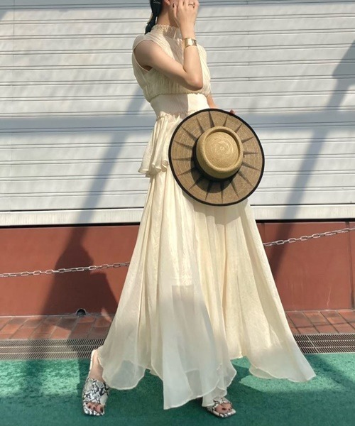 LILY BROWN(リリーブラウン)の「光沢シアースカート(スカート・レディース・イエロー/グレー/ブラウン・0/1)」の17枚目の写真