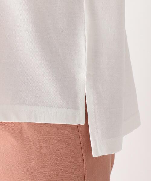 Cutie Blonde（キューティーブロンド）の「◆【S-L】お袖レースプルオーバー（Tシャツ/カットソー・レディース・オフホワイト/ブラック/ライトオレンジ系・01/02/03）」の10枚目の写真