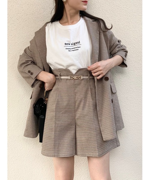 mysty woman（ミスティウーマン）の「アソートショートパンツ 219249（その他パンツ・レディース・ブラック/グレー/ブラウン/ブラウン系その他・FREE）」の4枚目の写真