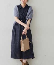【WEB限定カラー有り】襟付きレトロワンピース