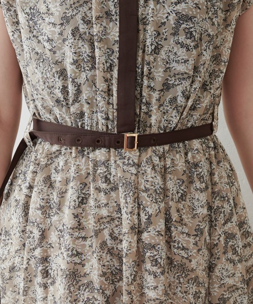 natural couture(ナチュラルクチュール)の「【WEB限定カラー有り】襟付きレトロワンピース(ワンピース・レディース・ブラウン/ベージュ系その他/グリーン系その他/ピンクベージュ/ブルー系その他・FREE)」の9枚目の写真