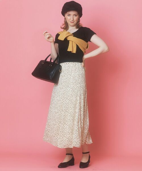 MAJESTIC LEGON（マジェスティックレゴン）の「ワンポイントモチーフTee（Tシャツ/カットソー・レディース・ブラック/ピンク/アイボリー・MEDIUM/SMALL）」の11枚目の写真