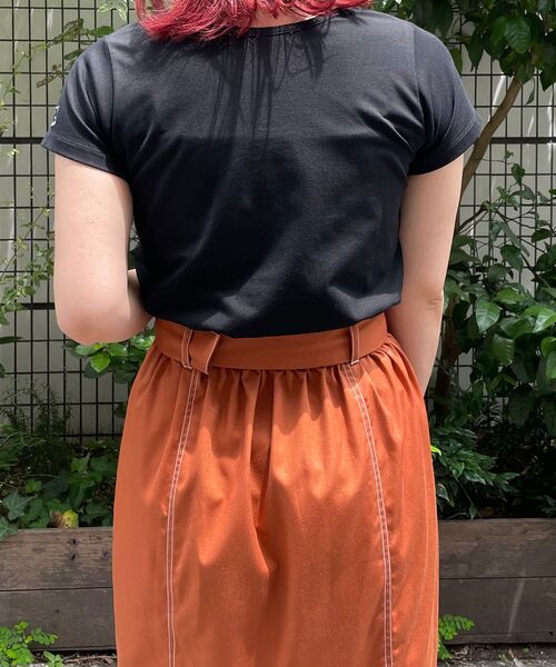 MAJESTIC LEGON（マジェスティックレゴン）の「ワンポイントモチーフTee（Tシャツ/カットソー・レディース・ブラック/ピンク/アイボリー・MEDIUM/SMALL）」の17枚目の写真