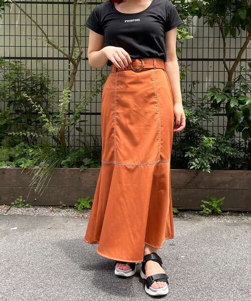 MAJESTIC LEGON（マジェスティックレゴン）の「ワンポイントモチーフTee（Tシャツ/カットソー・レディース・ブラック/ピンク/アイボリー・MEDIUM/SMALL）」の9枚目の写真