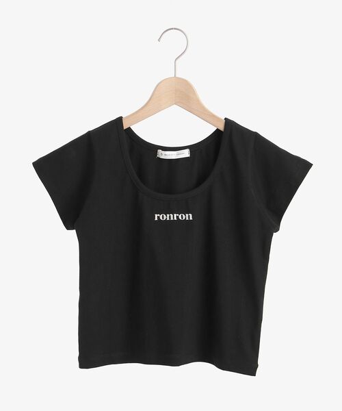 MAJESTIC LEGON（マジェスティックレゴン）の「ワンポイントモチーフTee（Tシャツ/カットソー・レディース・ブラック/ピンク/アイボリー・MEDIUM/SMALL）」の6枚目の写真