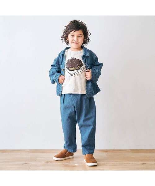 apres les cours（アプレレクール）の「3柄モチーフTシャツ（Tシャツ/カットソー・キッズ・ブラウン/ミント/アイボリー・120/90/110/140/100/130/80）」の7枚目の写真