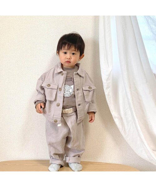 apres les cours（アプレレクール）の「3柄モチーフTシャツ（Tシャツ/カットソー・キッズ・ブラウン/ミント/アイボリー・120/90/110/140/100/130/80）」の8枚目の写真