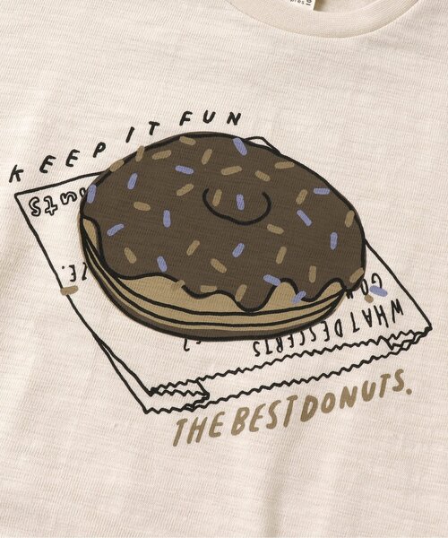 apres les cours（アプレレクール）の「3柄モチーフTシャツ（Tシャツ/カットソー・キッズ・ブラウン/ミント/アイボリー・120/90/110/140/100/130/80）」の13枚目の写真