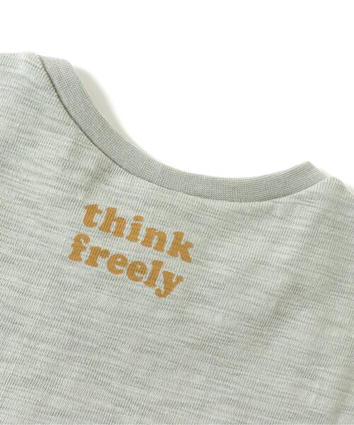 apres les cours（アプレレクール）の「3柄モチーフTシャツ（Tシャツ/カットソー・キッズ・ブラウン/ミント/アイボリー・120/90/110/140/100/130/80）」の19枚目の写真