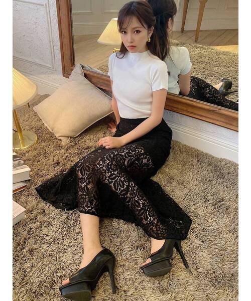 RESEXXY（リゼクシー）の「レースマーメイドスカート（スカート・レディース・ホワイト/ブラック/ブルー・FREE）」の12枚目の写真
